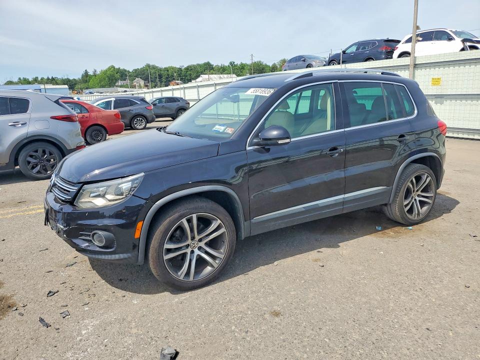 2017 Volkswagen Tiguan VIN WVGWV7AX5HK021177 COPART salvage auction — FRONT END, Pa - Cert Of Title, sold $2,750 on 2026-07-10 (photo 1)