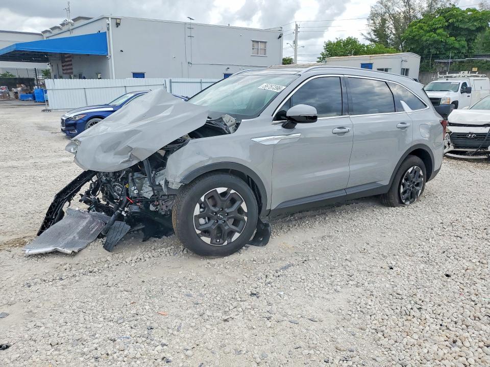 2026 Kia Sorento VIN 5XYRL4JC7TG437863 COPART salvage auction — FRONT END, Fl - Certificate Of Destruction, sold $350 on 2026-07-28 (photo 1)