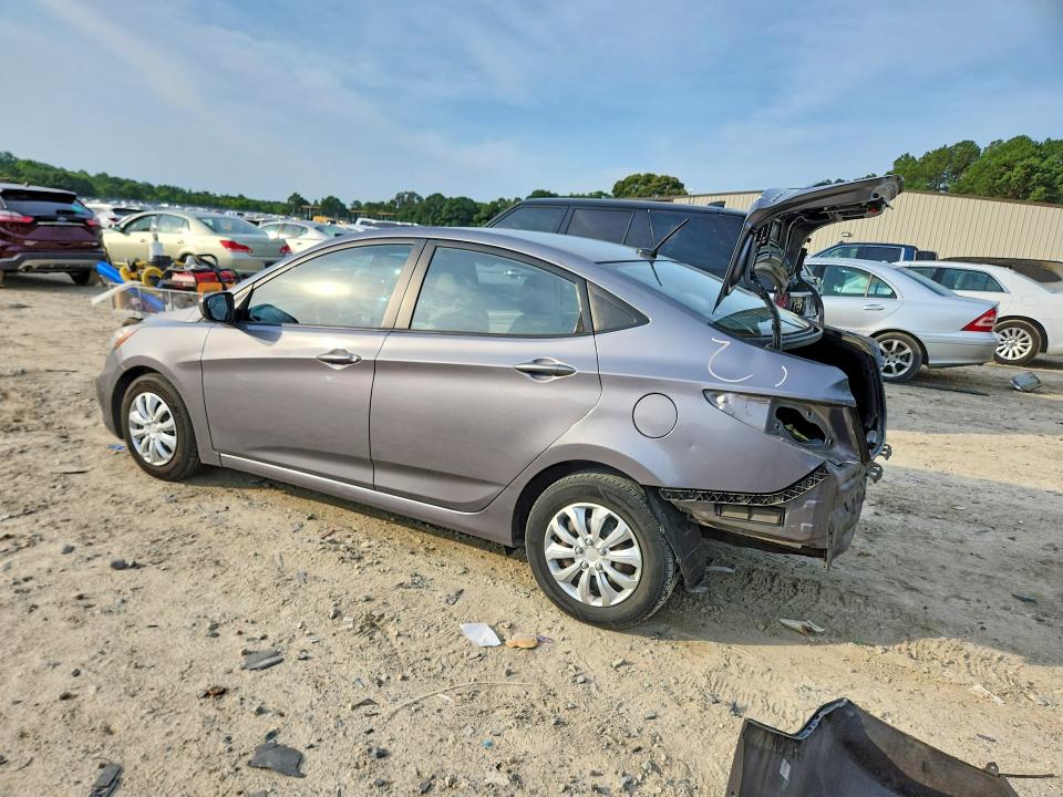2014 Hyundai Accent VIN KMHCT4AE8EU588389 COPART salvage auction — REAR END, Md - Cert Of Salvage > 75% Damage, sold $250 on 2026-07-21 (photo 2)