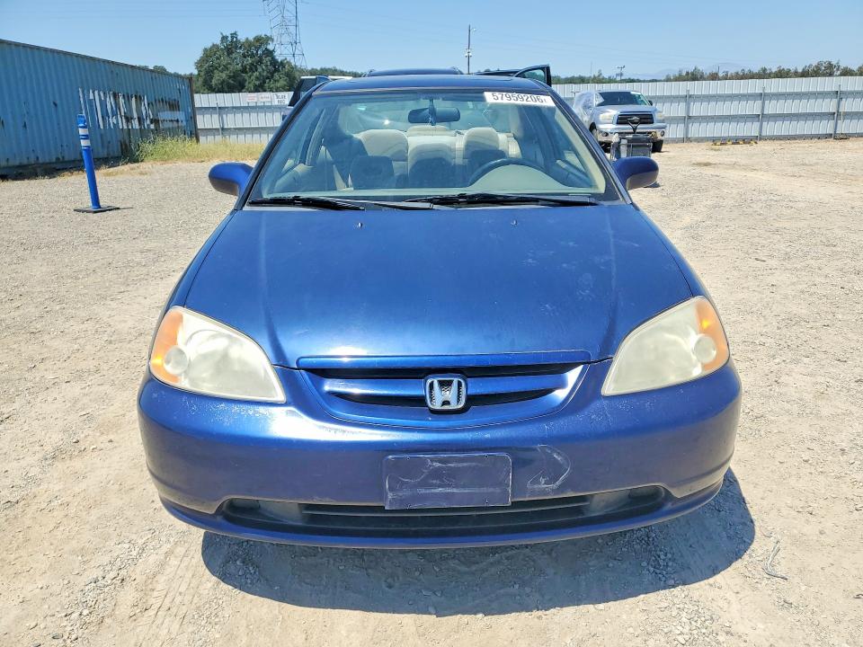 2001 Honda Civic VIN 1HGEM21931L071651 COPART salvage auction — REAR END, Ca - Dis/Dlr/Exp Only Clean Title, sold $375 on 2026-07-10 (photo 5)