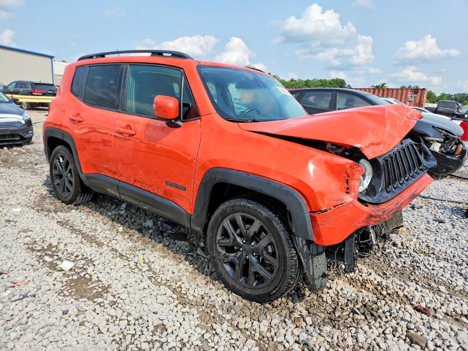 2017 Jeep VIN ZACCJABB6HPG43280 COPART salvage auction — FRONT END, Al - Cert Of Title-Salvage Title, sold $250 on 2026-07-28 (photo 4)