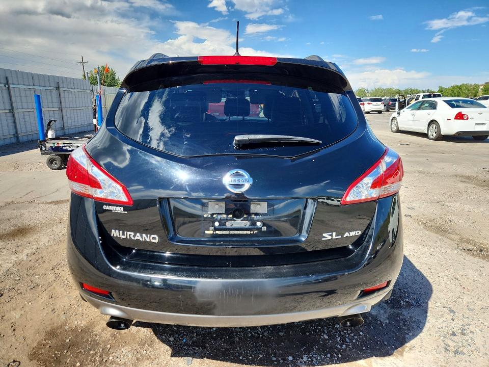 2014 Nissan Murano VIN JN8AZ1MW0EW508492 COPART salvage auction — FRONT END, Co - Public - Salvage Title, sold $975 on 2026-07-20 (photo 6)