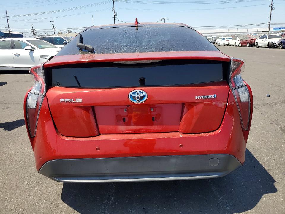 2017 Toyota Prius VIN JTDKBRFU1H3052992 COPART salvage auction — FRONT END, Ca - Salvage Certificate, sold $3,900 on 2026-07-27 (photo 6)