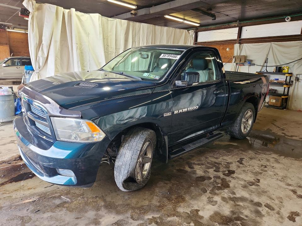 2011 Dodge Ram 1500 VIN 3D7JV1ET0BG612945 COPART salvage auction — FRONT END, Pa - Certificate Of Salvage, sold $4,250 on 2026-07-22 (photo 1)