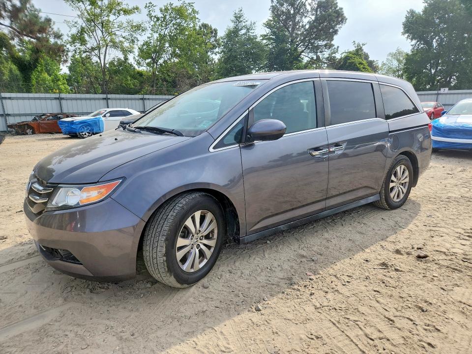 2014 Honda Odyssey VIN 5FNRL5H60EB036901 — COPART salvage auction photo