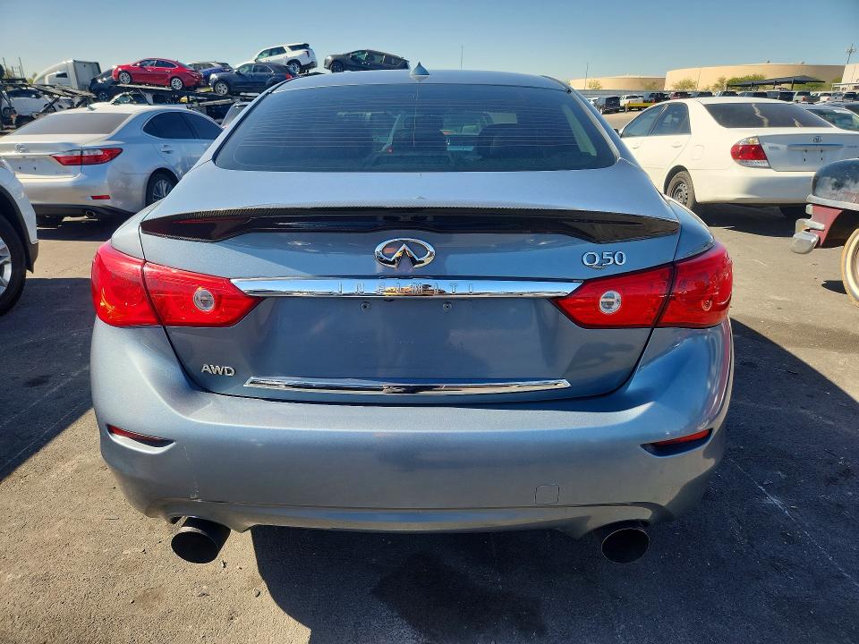 2017 Infiniti Q50 VIN JN1EV7ARXHM840758 COPART salvage auction — MINOR DENT/SCRATCHES, Wa - Vehicle Cert Of Ownership-Titl, sold $6,000 on 2026-07-27 (photo 6)