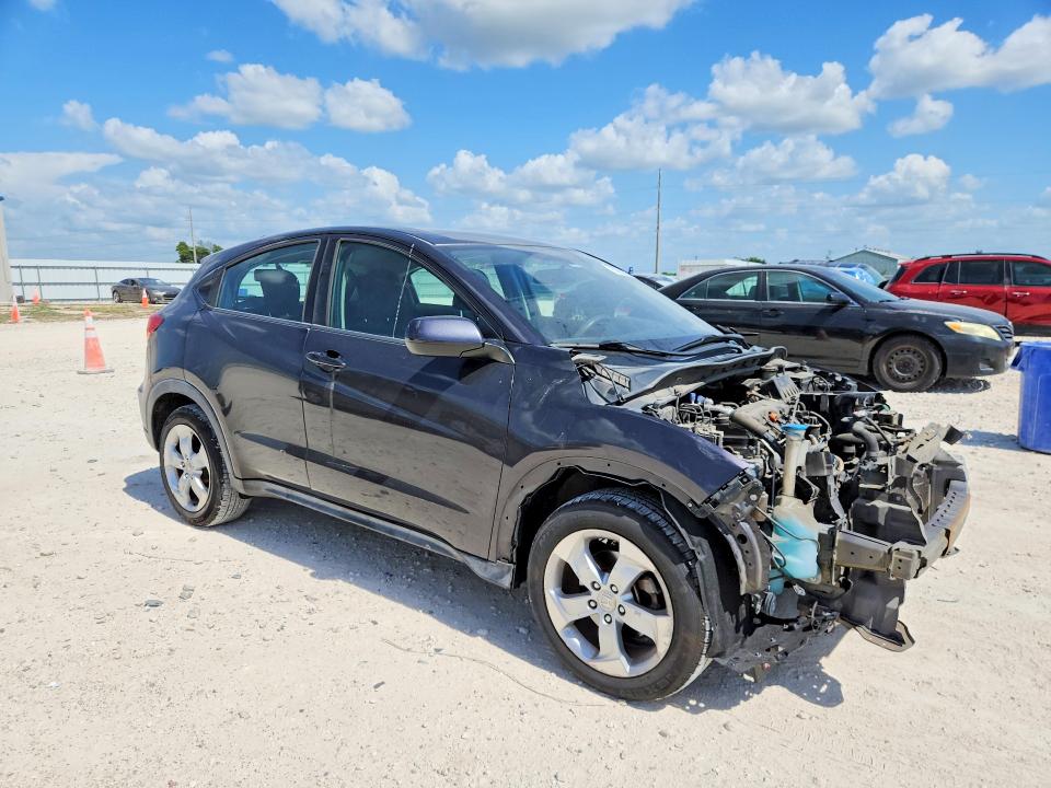 2016 Honda Hr-v VIN 3CZRU5H35GM707197 COPART salvage auction — FRONT END, TX - SALVAGE VEHICLE TITLE (P), sold $2,350 on 2026-07-09 (photo 4)