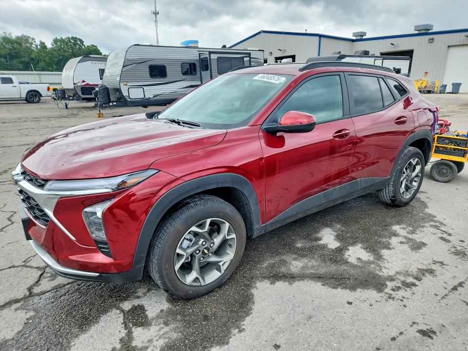 2025 Chevrolet Trax VIN KL77LHEP5SC262394 COPART salvage auction — HAIL, MO - SALVAGE CERTIFICATE OF TITLE, sold $8,900 on 2026-07-29 (photo 1)