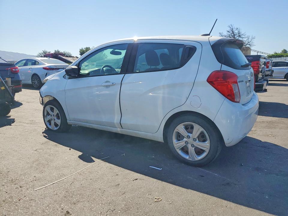 2021 Chevrolet Spark VIN KL8CB6SA7MC707402 COPART salvage auction — FRONT END, Ca - Salvage Certificate, sold $1,550 on 2026-07-07 (photo 2)