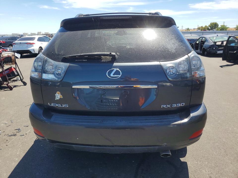 2004 Lexus Rx 330 VIN JTJGA31UX40004977 COPART salvage auction — MINOR DENT/SCRATCHES, Ca - Dis/Dlr/Exp App For Dup Clean, sold $1,050 on 2026-07-27 (photo 6)