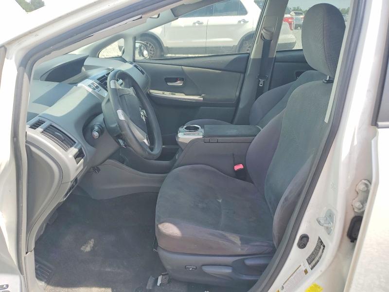 2012 Toyota Prius v VIN JTDZN3EU3C3166196 COPART salvage auction — FRONT END, FL - CERT OF TTL-REBUILT&SLVG RBLD, sold $1,300 on 2026-07-02 (photo 7)