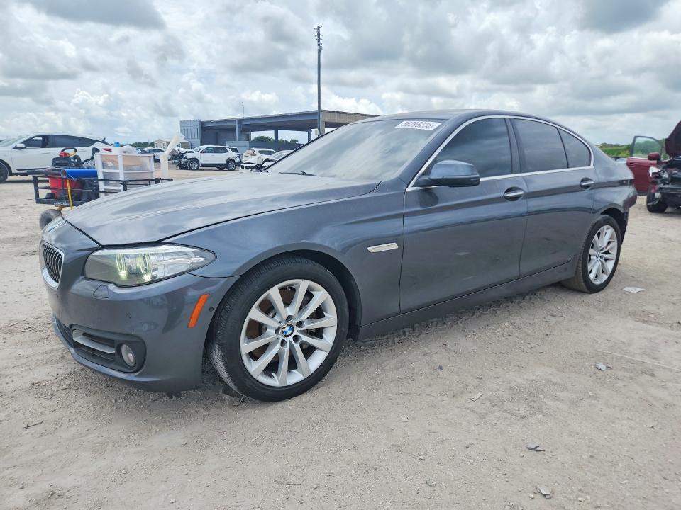 2016 BMW 5er VIN WBA5B1C58GG131950 COPART salvage auction — REAR END, Fl - Cert Of Title Slvg Rebuildable, sold $2,500 on 2026-07-16 (photo 1)