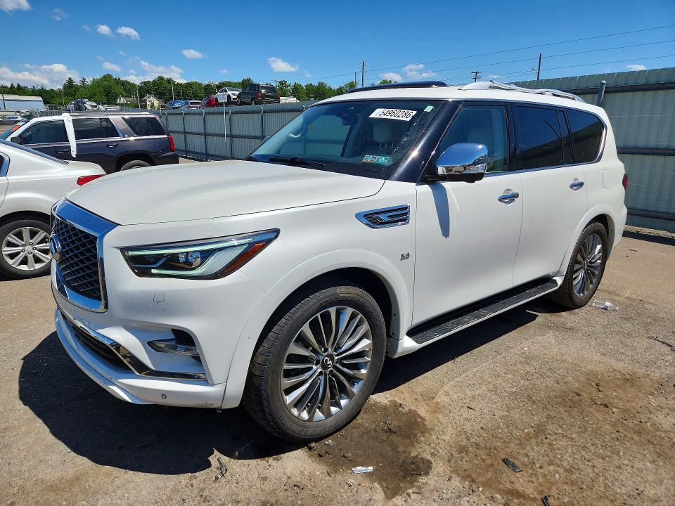 2019 Infiniti VIN JN8AZ2NE5K9229187 COPART salvage auction — SIDE, Pa - Certificate Of Salvage, sold $225 on 2026-07-31 (photo 1)