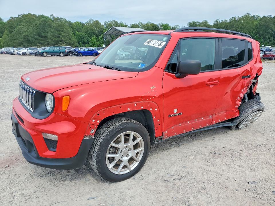 2019 Jeep Renegade VIN ZACNJBAB1KPJ74829 COPART salvage auction — REAR END, Va - Cert Of Title - Salvage, sold $1,300 on 2026-07-13 (photo 1)