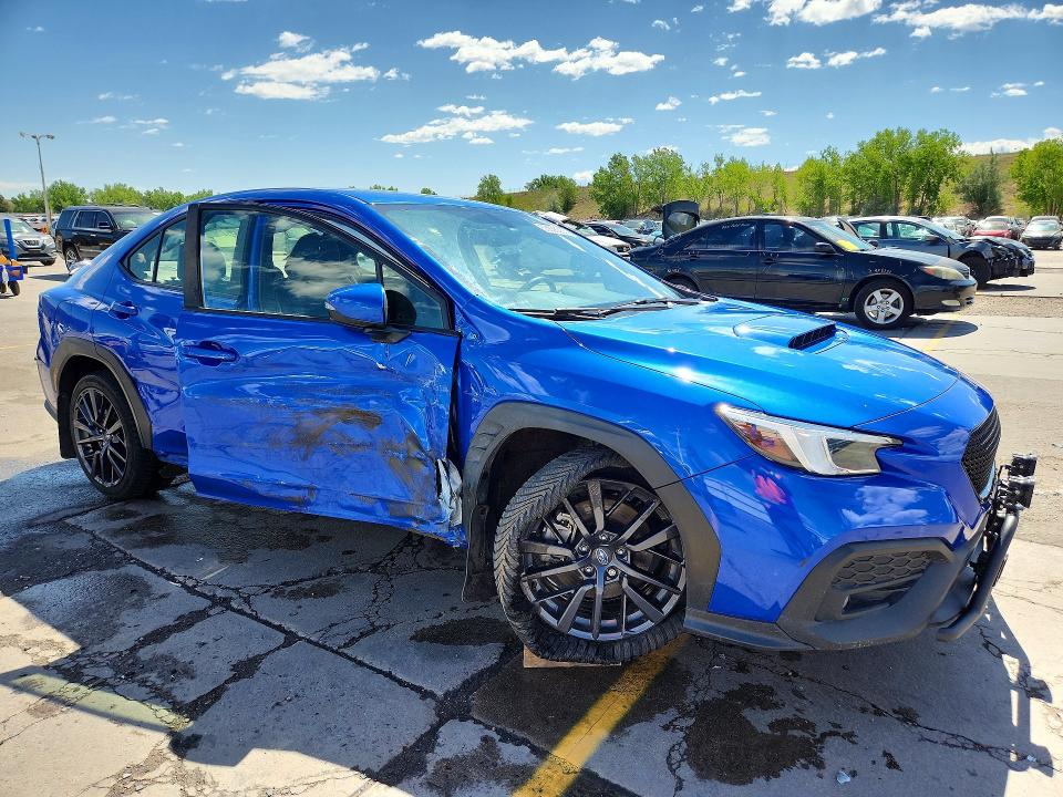 2022 Subaru Wrx VIN JF1VBAL60N9023647 COPART salvage auction — SIDE, CO - PUBLIC - SALVAGE TITLE, sold $1,100 on 2026-07-27 (photo 4)