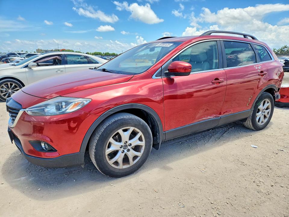 2014 Mazda Cx-9 VIN JM3TB3CVXE0430018 COPART salvage auction — SIDE, Fl - Cert Of Title Slvg Rebuildable, sold $1,500 on 2026-07-15 (photo 1)