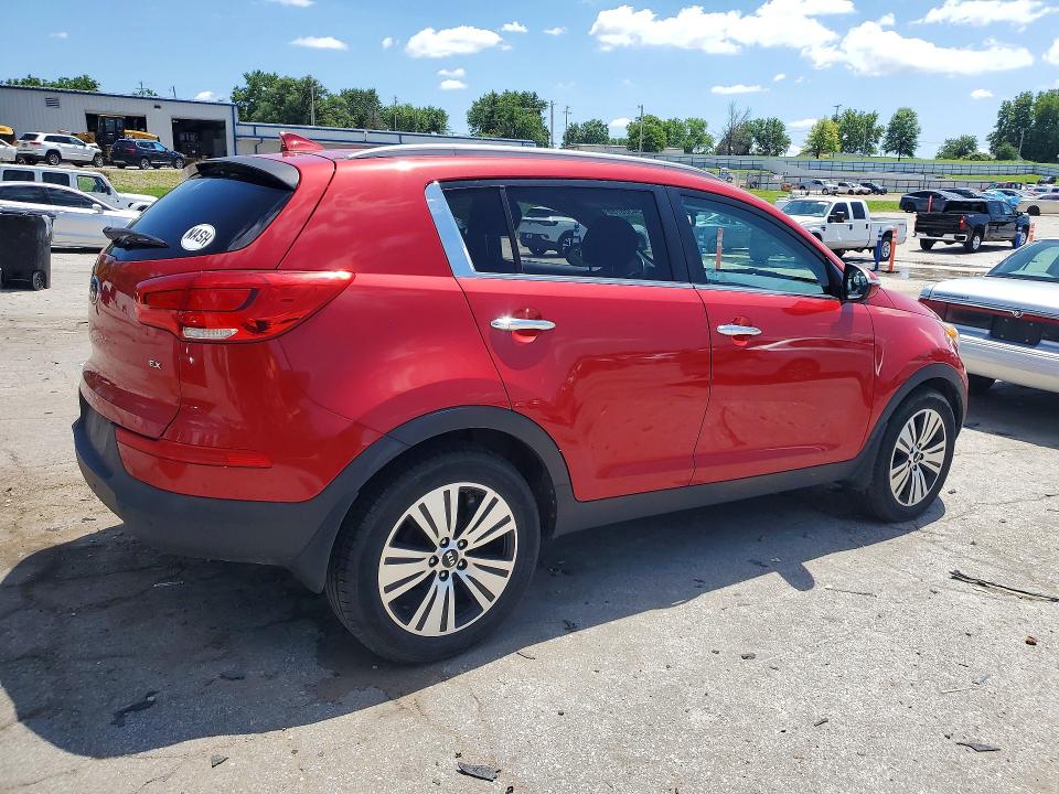 2014 Kia Sportage VIN KNDPC3AC3E7599247 COPART salvage auction — REAR END, MO - SALVAGE CERTIFICATE OF TITLE, sold $1,100 on 2026-07-02 (photo 3)