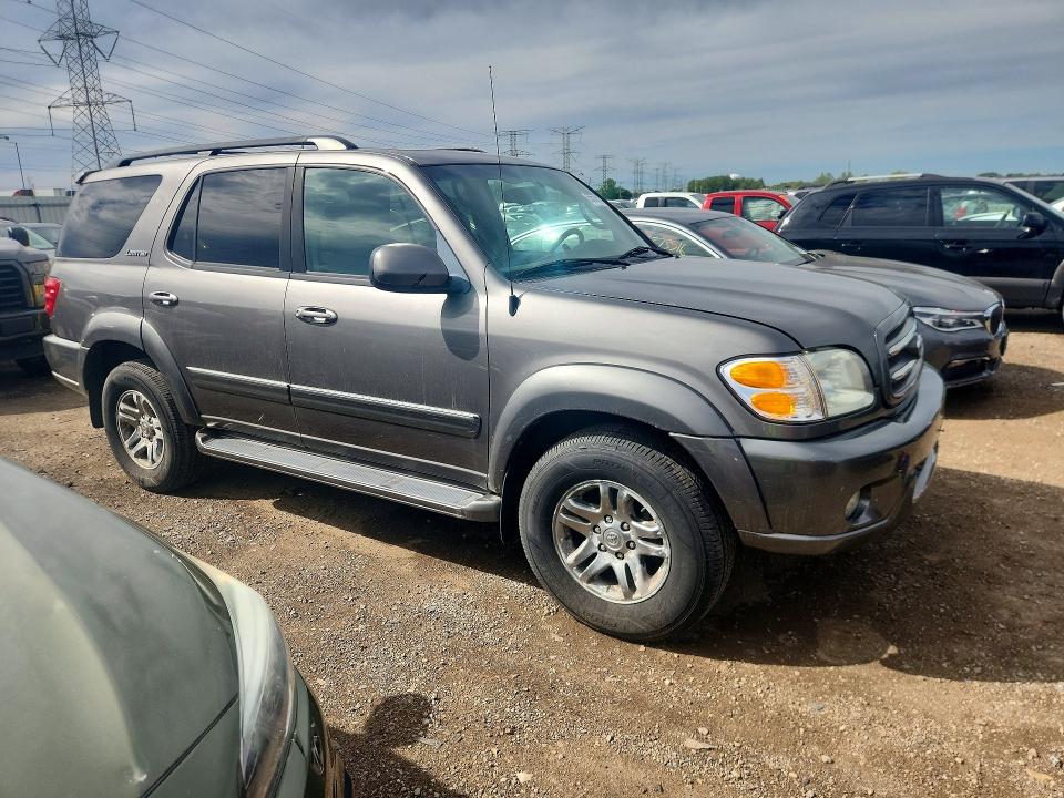 2004 Toyota Sequoia VIN 5TDBT48A24S220392 COPART salvage auction — NORMAL WEAR, Il - Cert Of Title-Corrected, sold $1,100 on 2026-07-02 (photo 4)