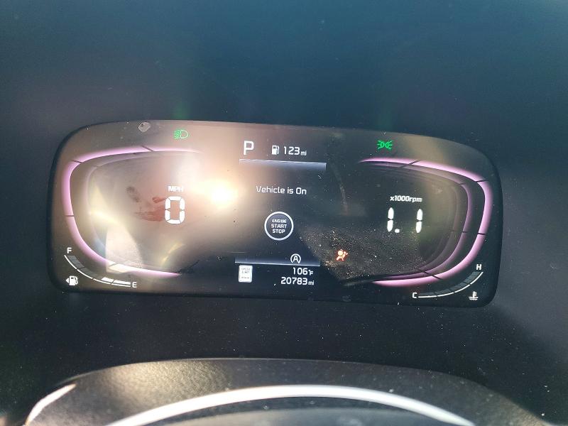 2024 Kia Soul VIN KNDJ53AUXR7222347 COPART salvage auction — FRONT END, NV - SALVAGE TITLE, sold $4,150 on 2026-07-28 (photo 9)