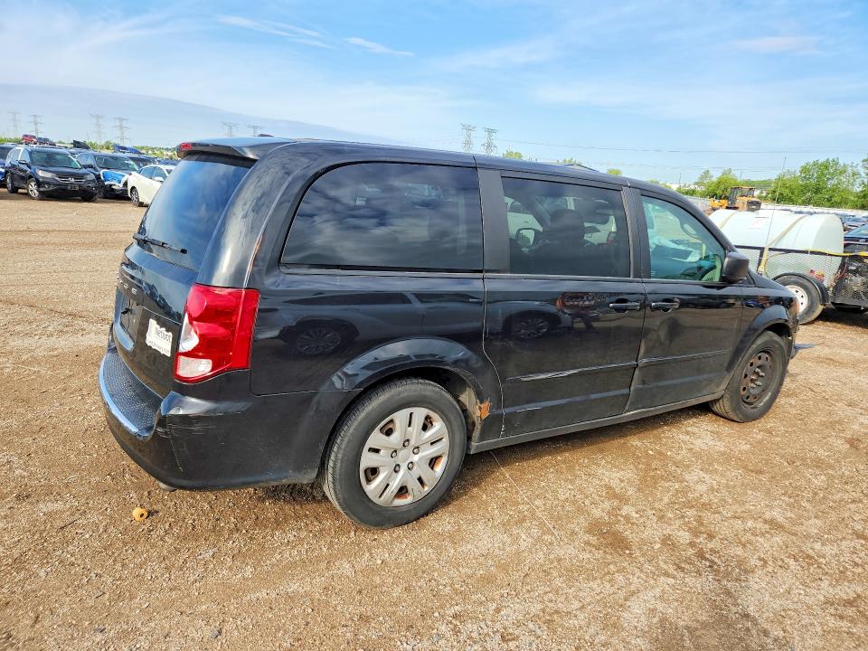 2016 Dodge Caravan VIN 2C4RDGBG7GR108923 COPART salvage auction — FRONT END, Il - Salvage Certificate, sold $2,200 on 2026-07-09 (photo 3)