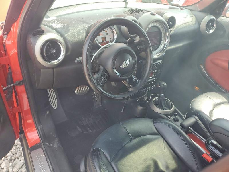 2012 Mini Cooper VIN WMWZC5C53CWL61174 COPART salvage auction — ROLLOVER, MA - CERT OF TITLE-RECONSTRCTD COLL, sold $1,450 on 2026-07-02 (photo 8)