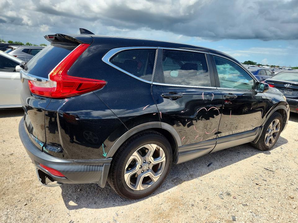 2018 Honda Cr-v VIN 7FARW1H8XJE020768 COPART salvage auction — REAR END, Tx - Salvage Vehicle Title, sold $7,300 on 2026-07-16 (photo 3)