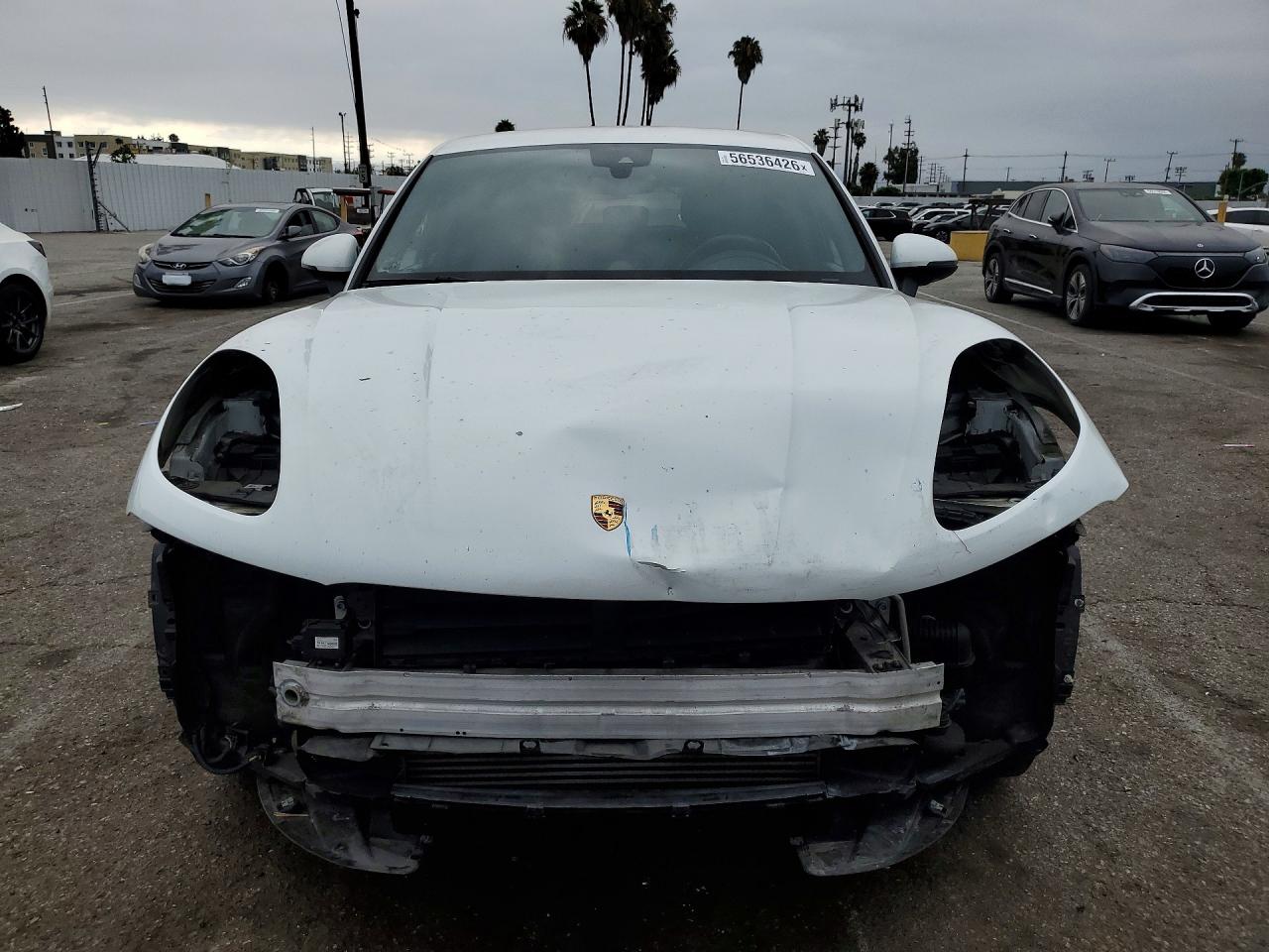 2019 Porsche Macan VIN WP1AA2A52KLB03718 COPART salvage auction — Front End, CA - SALVAGE CERTIFICATE, sold $9,900 on 2026-07-10 (photo 5)