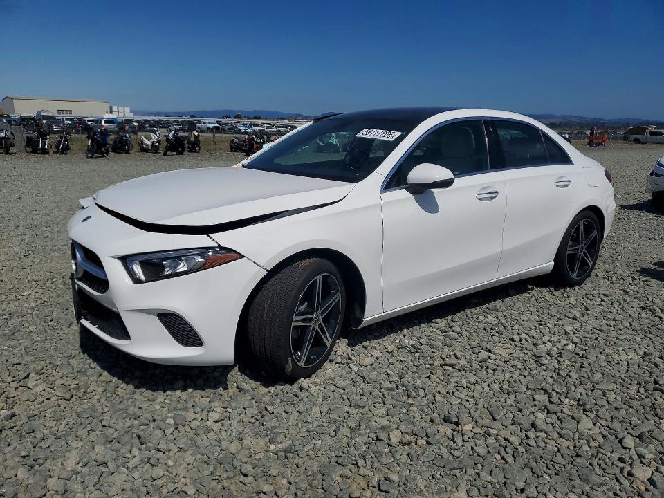 2022 Mercedes-benz A-klasse VIN W1K3G4EB6NJ363758 — COPART salvage auction photo