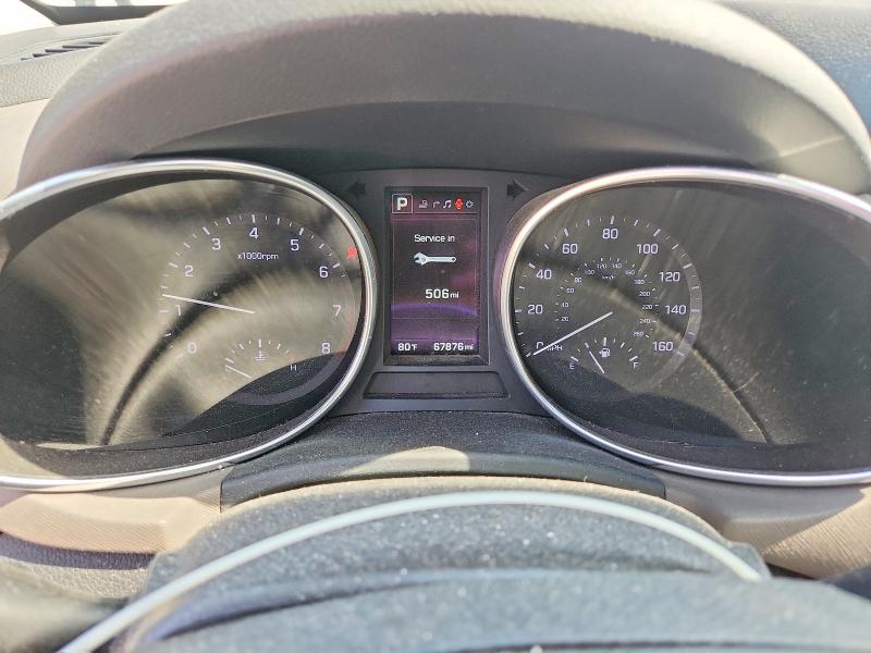 2017 Hyundai Santa fe VIN KM8SRDHF6HU248803 COPART salvage auction — FRONT END, Ma - Cert Of Title-Salvage, sold $4,300 on 2026-07-27 (photo 9)