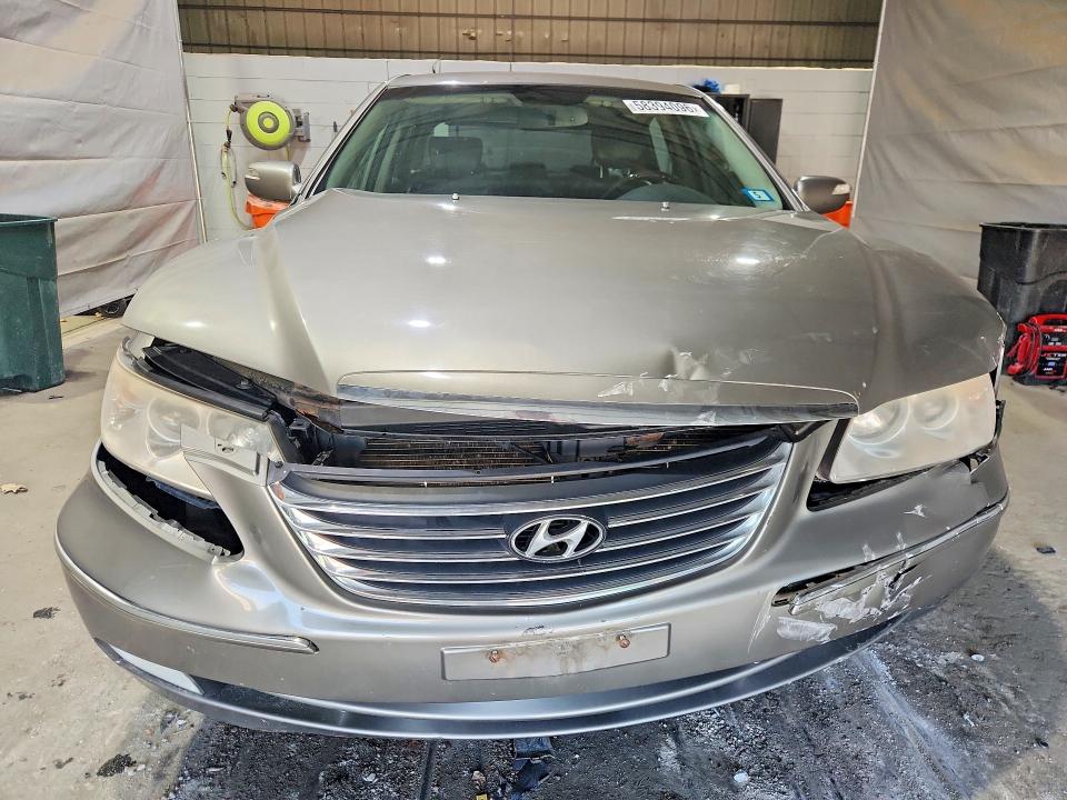 2009 Hyundai Azera VIN KMHFC46F59A371985 COPART salvage auction — FRONT END, Nh - Cert Of Title-Salvage, sold $275 on 2026-07-07 (photo 5)