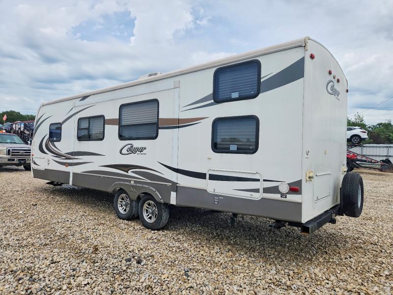 2012 Keys Cougar VIN 4YDT28R21CV503566 COPART salvage auction — HAIL, MO - SALVAGE CERTIFICATE OF TITLE, sold $2,400 on 2026-07-30 (photo 3)
