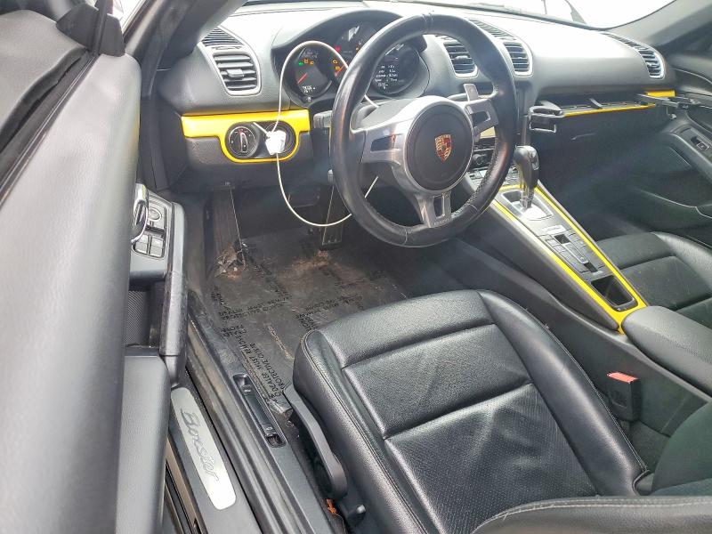 2015 Porsche Boxster VIN WP0CA2A81FK110160 COPART salvage auction — REAR END, Ca - Cert Of Title-Salvaged, sold $14,900 on 2026-07-17 (photo 8)