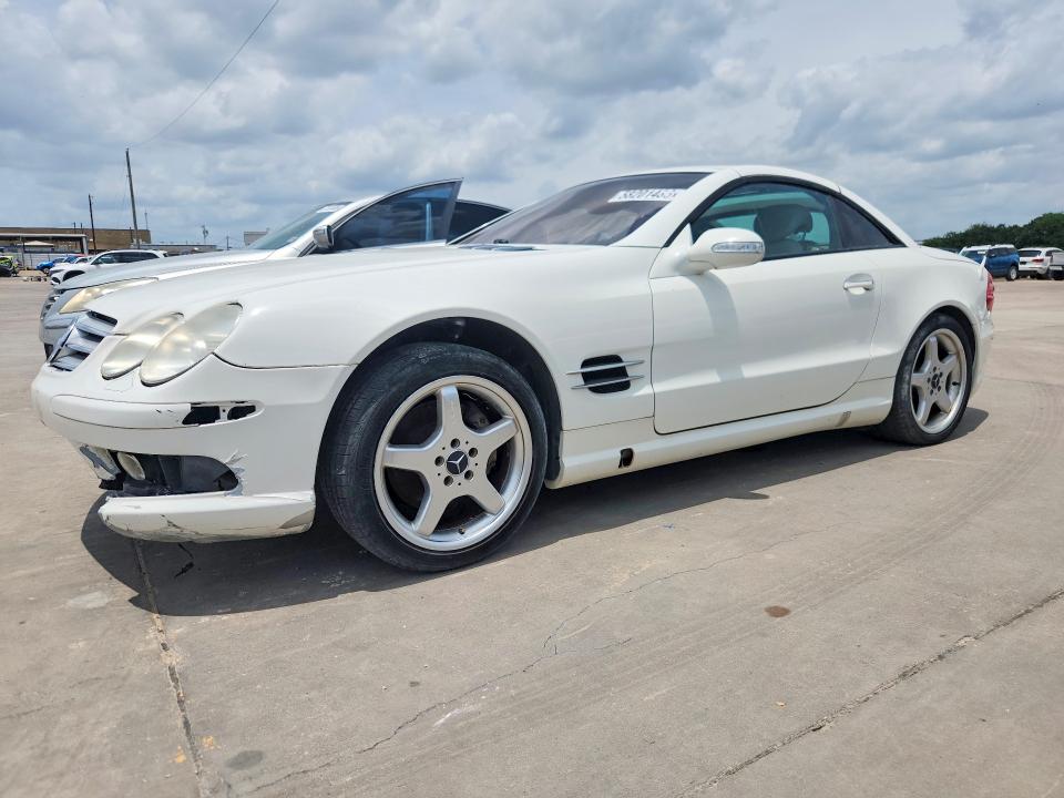 2003 Mercedes-benz Sl-class VIN WDBSK75F33F060315 COPART salvage auction — FRONT END, Tx - Certificate Of Title, sold $950 on 2026-07-09 (photo 1)