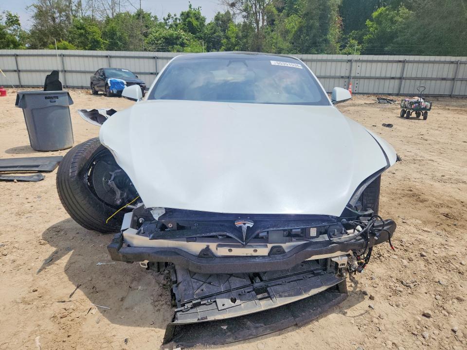 2022 Tesla VIN 5YJSA1E56NF489920 COPART salvage auction — FRONT END, Fl - Certificate Of Destruction, sold $8,700 on 2026-07-24 (photo 5)