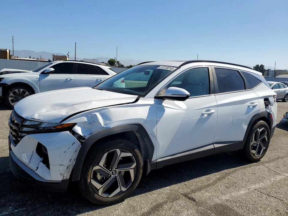 2023 Hyundai Tucson VIN 5NMJF3AE5PH263481 COPART salvage auction — FRONT END, Ca - Salvage Certificate, sold $7,100 on 2026-07-31 (photo 1)