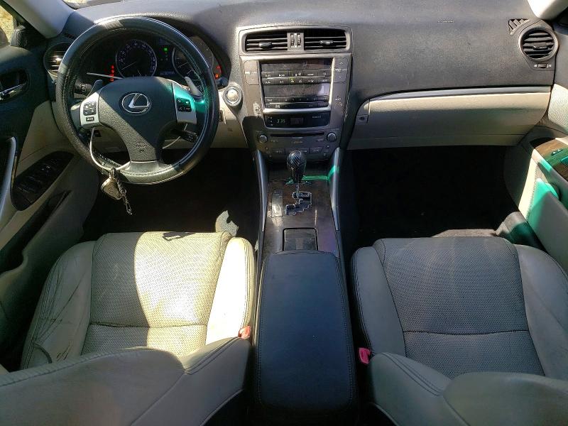 2011 Lexus Is 250 VIN JTHCF5C20B5046308 COPART salvage auction — FRONT END, Ca - Salvage Certificate, sold $625 on 2026-07-21 (photo 8)