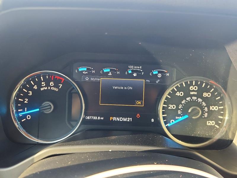2017 Ford F-150 VIN 1FTFX1EF2HKC00161 COPART salvage auction — SIDE, TX - SALVAGE VEHICLE TITLE, sold $20,400 on 2026-07-29 (photo 9)