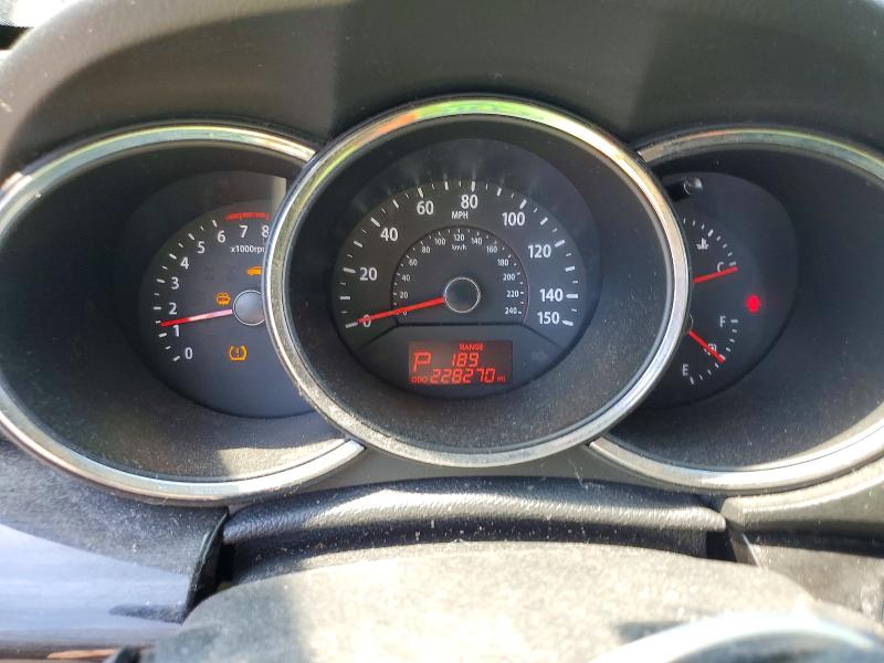 2013 Kia VIN 5XYKU4A67DG329334 COPART salvage auction — FRONT END, Sc - Cert Of Title-Salvage, sold $650 on 2026-07-27 (photo 9)