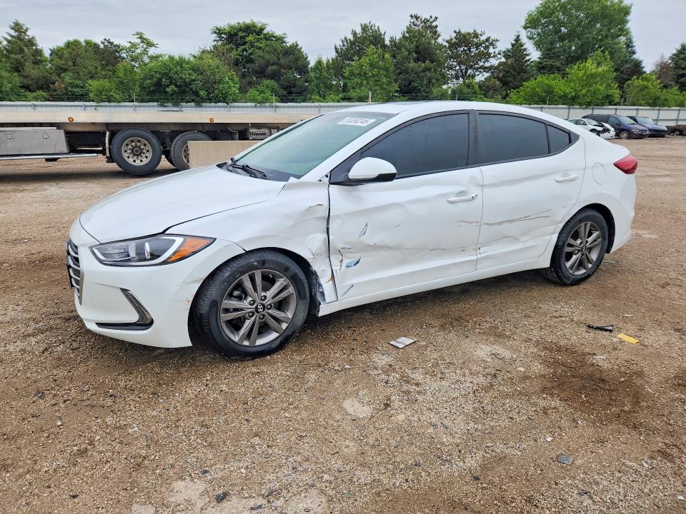 2017 Hyundai Elantra VIN 5NPD84LF3HH192286 COPART salvage auction — SIDE, IL - SALVAGE CERTIFICATE, sold $3,350 on 2026-07-09 (photo 1)