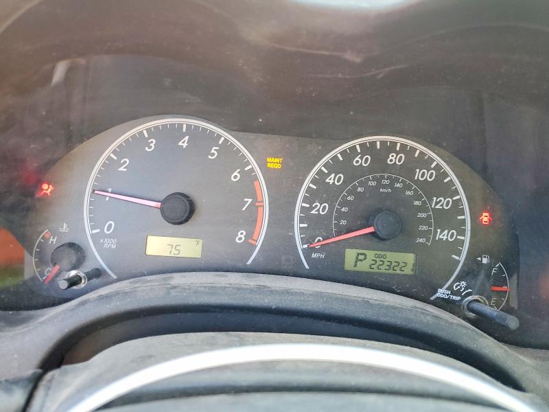 2012 Toyota Corolla VIN 2T1BU4EEXCC776056 COPART salvage auction — REAR END, Co - Dis/Dlr/Exp Only Clean Title, sold $275 on 2026-07-23 (photo 9)