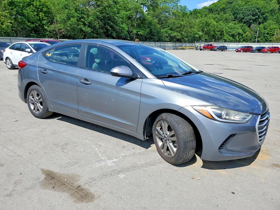 2018 Hyundai Elantra VIN KMHD84LF5JU553640 COPART salvage auction — MECHANICAL, Pa - Cert Of Title (P), sold $2,800 on 2026-07-30 (photo 4)