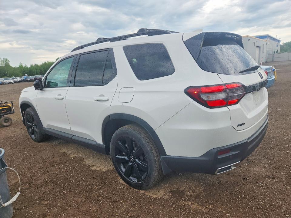 2025 Honda Pilot VIN 5FNYG1H99SB503182 COPART salvage auction — VANDALISM, On - Permit No Brand - Unfit, sold $35,000 on 2026-07-03 (photo 2)