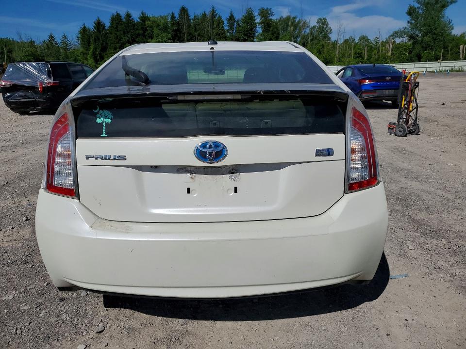2014 Toyota Prius VIN JTDKN3DU8E0356552 COPART salvage auction — FRONT END, Ny - Mv-907A Salvage Certificate, sold $1,800 on 2026-07-20 (photo 6)