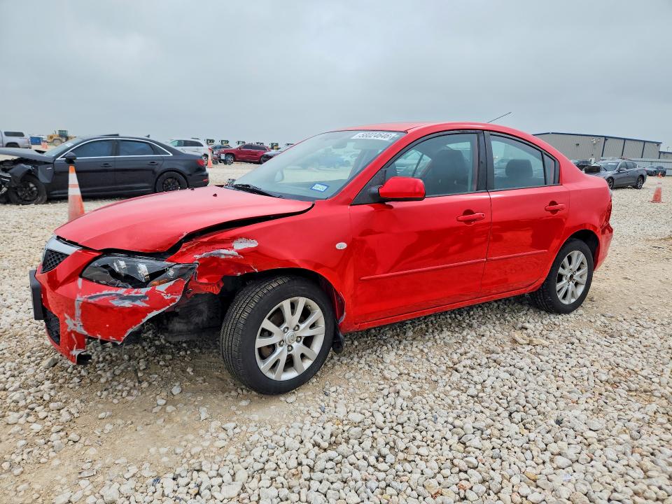 2008 Mazda 3 VIN JM1BK32F181815772 COPART salvage auction — FRONT END, Tx - Salvage Vehicle Title, sold $250 on 2026-07-09 (photo 1)