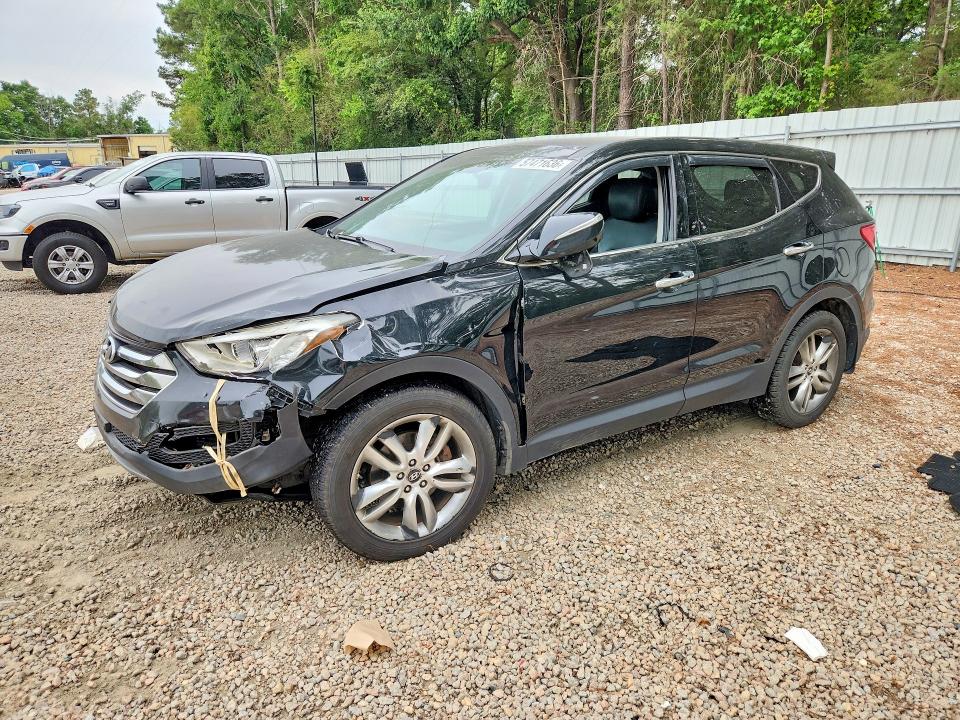 2013 Hyundai Santa fe VIN 5XYZWDLA1DG027063 COPART salvage auction — FRONT END, Nc - Salvage Certificate Of Title, sold $275 on 2026-07-31 (photo 1)