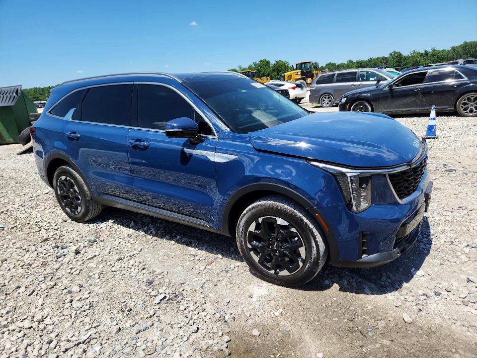 2024 Kia Sorento VIN 5XYRLDJCXRG297445 COPART salvage auction — FRONT END, Il - Salvage Certificate, sold $8,600 on 2026-08-24 (photo 4)