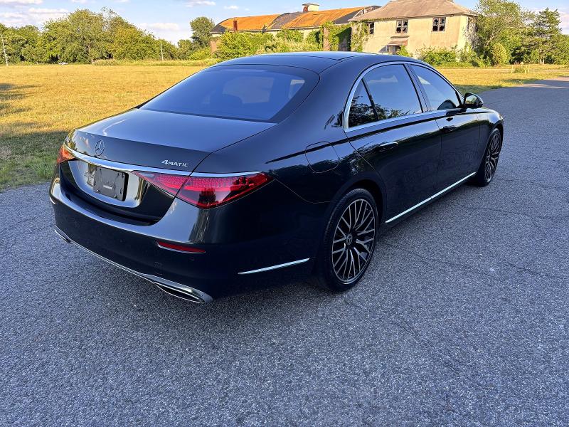 2022 Mercedes-benz S-klasse VIN W1K6G6DB9NA122545 COPART salvage auction — NORMAL WEAR, Ny - Certificate Of Title (P), sold $42,000 on 2026-07-27 (photo 4)