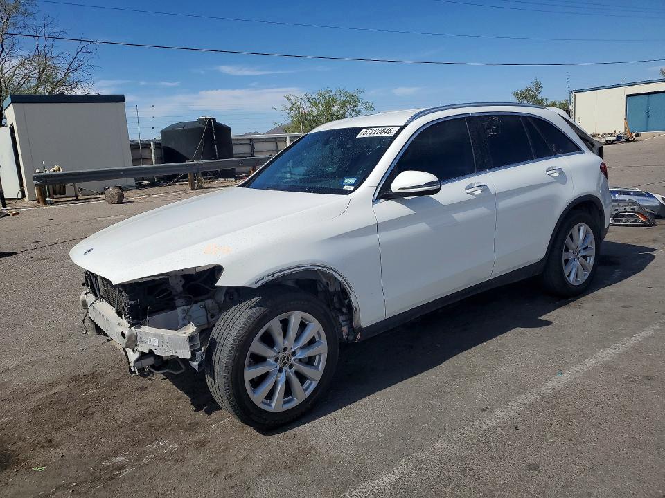 2021 Mercedes-benz Glc VIN W1N0G8DBXMF973713 COPART salvage auction — FRONT END, Tx - Salvage Vehicle Title, sold $6,600 on 2026-08-28 (photo 1)