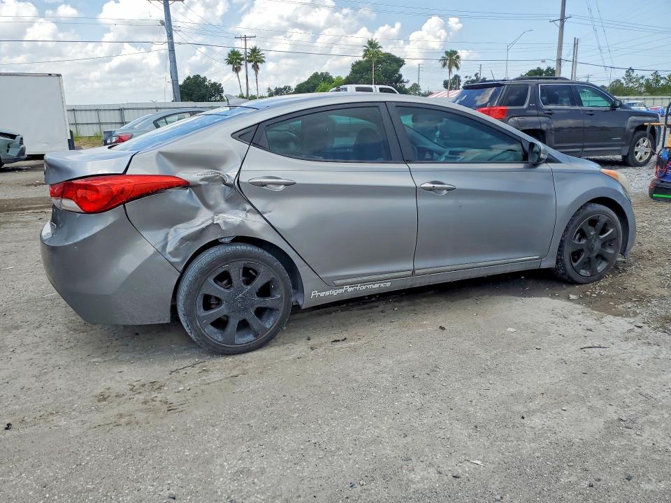 2012 Hyundai Elantra VIN KMHDH4AE9CU265102 COPART salvage auction — REAR END, Fl - Cert Of Title Slvg Rebuildable, sold $1,350 on 2026-07-17 (photo 3)