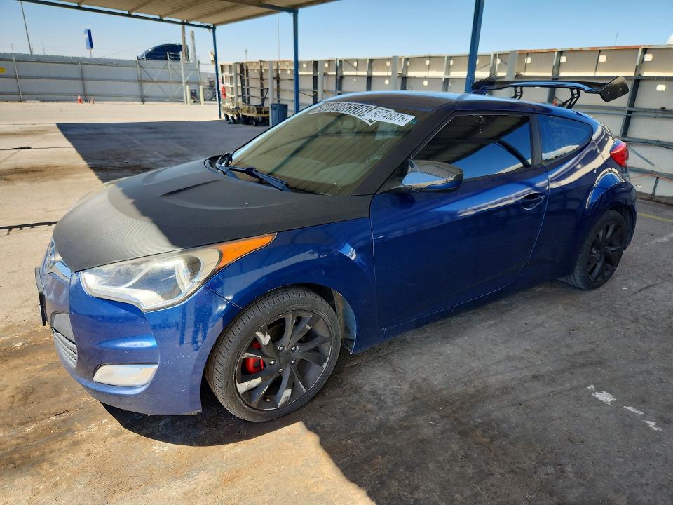 2017 Hyundai Veloster VIN KMHTC6AD4HU311553 COPART salvage auction — MINOR DENT/SCRATCHES, Nm - Cert Of Title-Salvage, sold $2,000 on 2026-07-06 (photo 1)